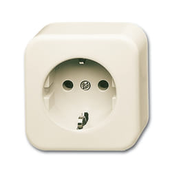 Busch-Jaeger 2300 EAP-09-503 prise de courant CEE 7/3 Beige