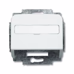 Busch-Jaeger 1724-0-1663, Argent, Blanc, Busch-Jaeger, 55 mm, 54 mm, 3,9 cm, 53,7 x 11,7 mm