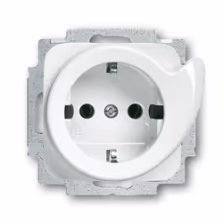Busch-Jaeger 2011-0-2605, CEE 7/3, 2P+E, Blanc, 250 V, 16 A, 71 mm