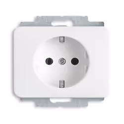 Busch-Jaeger 2011-0-3124, CEE 7/3, 2P+E, Blanc, 250 V, 16 A, 70 mm