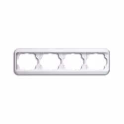 Busch-Jaeger 1724-24G, Blanc, Sans vis, Busch-Jaeger, Brillant, Alpha Nea, 294 mm
