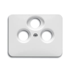 Busch-Jaeger 1724-0-1911 Plaque de commutation et obturateur Blanc