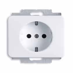 Busch-Jaeger 2013-0-5018, CEE 7/3, 2P+E, Blanc, 250 V, 16 A, 70 mm