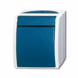 Busch-Jaeger 2601/2 W-53, 1P, Vert, Gris, 250 V, 74 mm, 55 mm, 83 mm