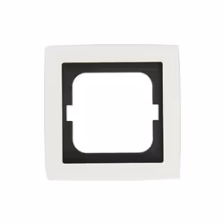 Description Busch-Jaeger 1721-84 Plaque simple, SOLO, davos/blanc studio