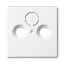 Busch-Jaeger 1743-84 Plaque de commutation et obturateur Blanc