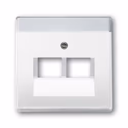 Busch-Jaeger 1710-0-3164, Blanc, Toutes marques, Mat, 0214, 0215, 0220/12-507, 0221/12-507, 0218, 0217, 54 mm, 54 mm