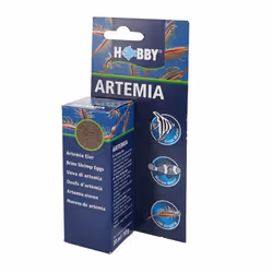 HOBBY Aquaristik Oeufs d‘artémia, Poisson d'aquarium, Nourriture sèche pour poisson, Artémie, 0,02 L, Boîte