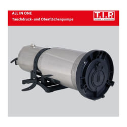 Pompe de réservoir tip 4en1 - acier inoxydable, 6 000 l/h, hauteur de refoulement 43 m, automatique intégrée, Subgarden 6000 aut, 30137