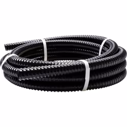 enquête Longueur 5 m, diamètre 1 1/4 Résistant aux UV Tuyau spiralé en PVC recouvert de plastique avec spirale en PVC dur des ...