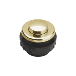Grothe - bouton de sonnette simple 62025 or 12 V/1,5 a