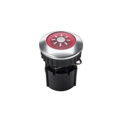 Bouton de sonnette 1X Grothe 63022 aluminium 24 V/1,5 a