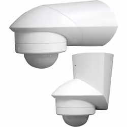 enquête Portée 12 m max. Adapté jusqu'à 1100 W IP55 description Détecteur infrarouge passif qui réagit aux sources de chaleur ...