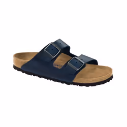 Sandales Arizona Soft Etroite Cuir Bleu Marine