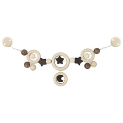 Goki Chaîne pour poussette lune et étoiles avec clips