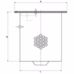 Filtre, système d'air comprimé MANN-FILTER LE 6009 x