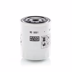 Filtre, système hydraulique de travail MANN-FILTER WD 8001