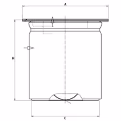 Filtre, système d'air comprimé MANN-FILTER LE 13 007