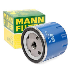 MANN-FILTER W 712/9 Filtre à huile M16x1.5 avec un clapet de non retour Filtre vissé CITROËN: 2CV Berline, Acadiane Van, Visa 3/5 portes
