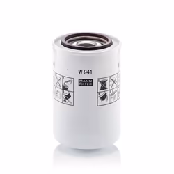 Filtre, système hydraulique de travail MANN-FILTER W 941