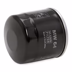 MANN-FILTER MW 64 Filtre à huile M20x1.5 avec un clapet de non retour Filtre vissé