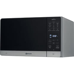 Bauknecht MW 45 SL micro-onde Comptoir Micro-ondes grill 25 L 800 W Noir, Argent