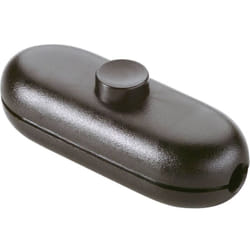Inter Bär - Interrupteur pour câble souple interBär 5044-004.01 noir 1 x Off/On 2 a 1 pc(s)