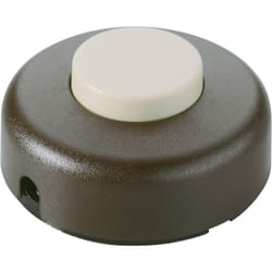 Inter Bär - Interrupteur à pied interBär 5062-509.01 marron, beige 1 x Off/On 2 a 1 pc(s) D75154