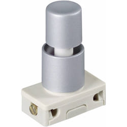 Inter Bär - interBär 3030-611.81 3030-611.81 Interrupteur à pression 250 v/ac 2 a 1 x On/Off à accrochage 1 pc(s)