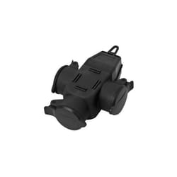interBär 9007-004.01 Adaptateur triple caoutchouc 230 V noir IP44 Q542502
