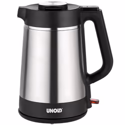 Unold Thermo, 1,5 L, 1800 W, Noir, Acier inoxydable, Plastique, Acier inoxydable, Sans fil, Fonction garder au chaud