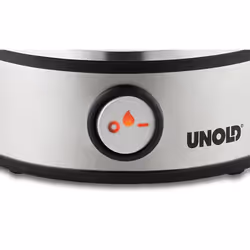 Unold 38626 cuiseur d'oeufs 7 œufs 360 W Noir, Acier inoxydable