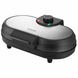 Unold 48165 appareil à crêpes 2 crèpe(s) 1000 W Noir, Acier inoxydable