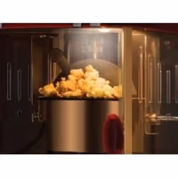 Unold Retro machine à popcorn Rouge, Argent 300 W