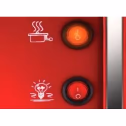Unold Retro machine à popcorn Rouge, Argent 300 W - Vue supplémentaire 4