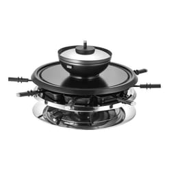 Unold 48726 raclette 8 personne(s) 1300 W Noir, Acier inoxydable