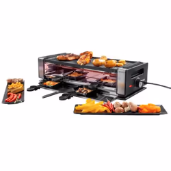Unold Finesse Basic raclette 8 personne(s) 1200 W Noir, Acier inoxydable - Vue supplémentaire 5