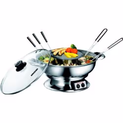 Unold Asia-Fondue, Acier inoxydable, 1350 W, AC 230V@50Hz