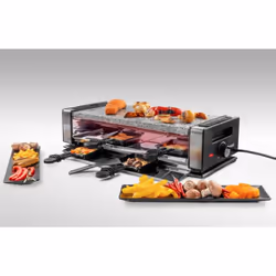 Unold Delice Basic raclette 8 personne(s) 1200 W Noir, Acier inoxydable - Vue supplémentaire 7