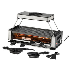 Unold 48785 raclette 8 personne(s) 1200 W Noir, Acier inoxydable