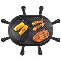 Unold Gourmet raclette 8 personne(s) 1200 W Noir