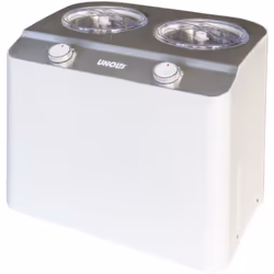 Unold Doppio, Compresseur pour sorbetière, 2,4 L, 30 min, 2 bols, Plastique, Acier inoxydable, Rotatif