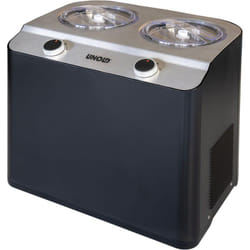 Unold Doppio Compresseur pour sorbetière 2,4 L 250 W Noir, Acier satin