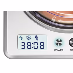 Unold 48872 sorbetière Sorbetière pour glace italienne 2 L 180 W Acier inoxydable