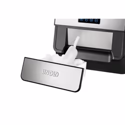 Unold 48955 machine à glaçons Machine à glaçon incornporé/sur pied 150 W Noir, Acier inoxydable