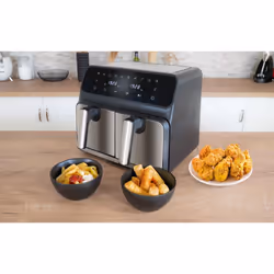 Unold 58685 Friteuse à air chaud Double 8L 1700W Noir, Gris - Vue supplémentaire 7