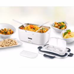 Unold 230.338 gamelle Boîte de rangement alimentaire 1,5 L Acier inoxydable Noir, Blanc - Vue supplémentaire 5