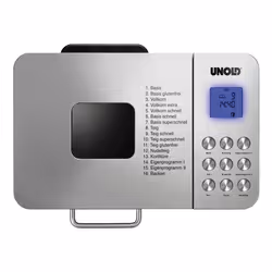 Unold Backmeister Edel machine à pain 550 W Acier inoxydable