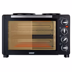 Unold 68885, Cuisinière, Noir, Rotatif, Noir, Métal, Verre
