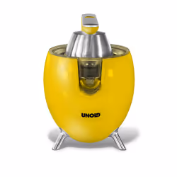 Unold Power Juicy, Presse-agrumes, Jaune, 1 m, Plastique, Acier inoxydable, Acier inoxydable, 300 W
